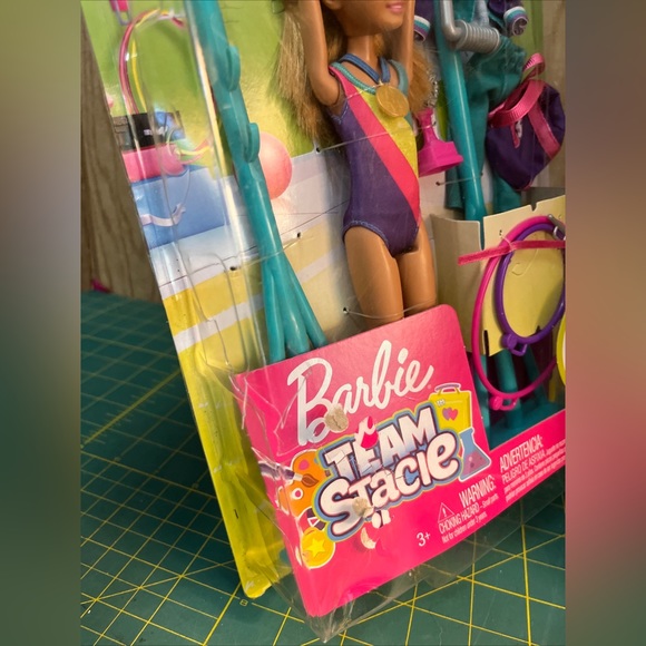 Barbie Toys Barbie Team Stacie Gymnastics Class Doll And Play Set